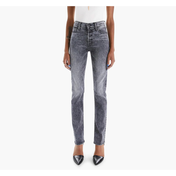 Mother The Pixie Dazzler Skimp Jeans Skinny Jeans Washed Black Train Stops Sz 26 - Picture 13 of 14